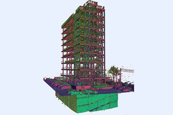 3D modeling BBF building in Nicosia
